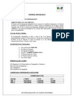 Informe Topografico