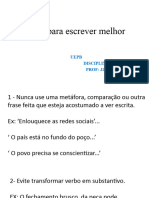 Dicas para Escrever Melhor