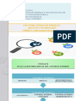 Contenido Unidad I Evaluación Preliminar Del Control Interno