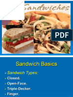 Day 6-Sandwich Basics