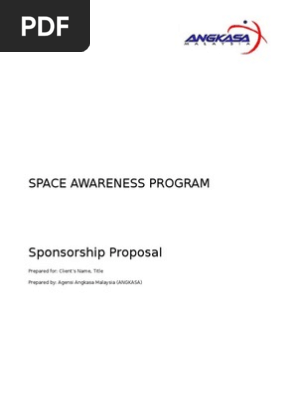 Sponsorship Proposal