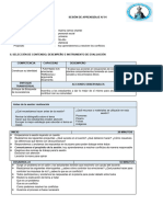 SESIÓN DE APRENDIZAJE N01 Abril