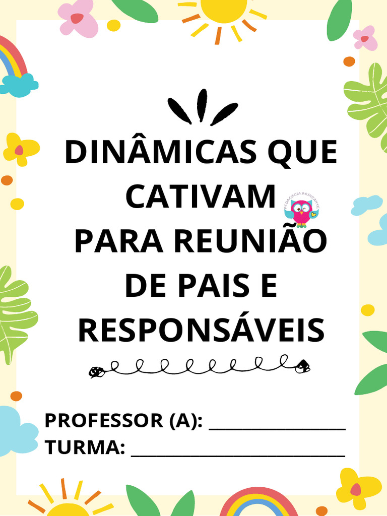 Dinamicas-Para-Reuniao-De-Pais-E-Responsaveis | PDF | Pedagogia