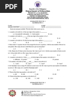 Summative Test - Math 5