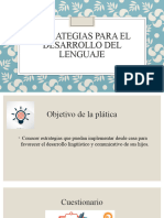 Plática Sobre Estimulación de Lenguaje Desde El Hogar