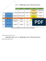 Horario 4toa