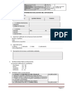 Informe de Evaluacion Del Estudiante