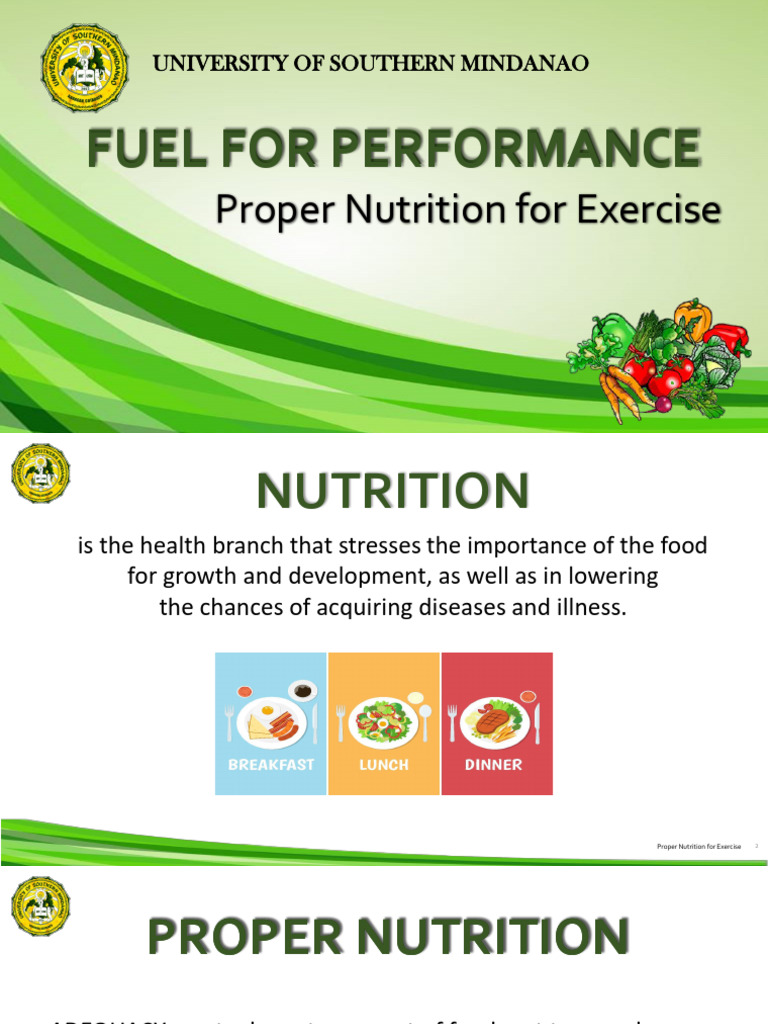 Fuel For Exercise | PDF | Nutrition | Diet & Nutrition