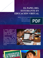 El Papel Del Estudiante en Educación Virtual