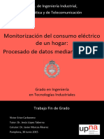 Monitorización Del Consumo Eléctrico de Un Hogar: Procesado de Datos Mediante Arduino