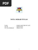 Nota Serah Tugas Fairus