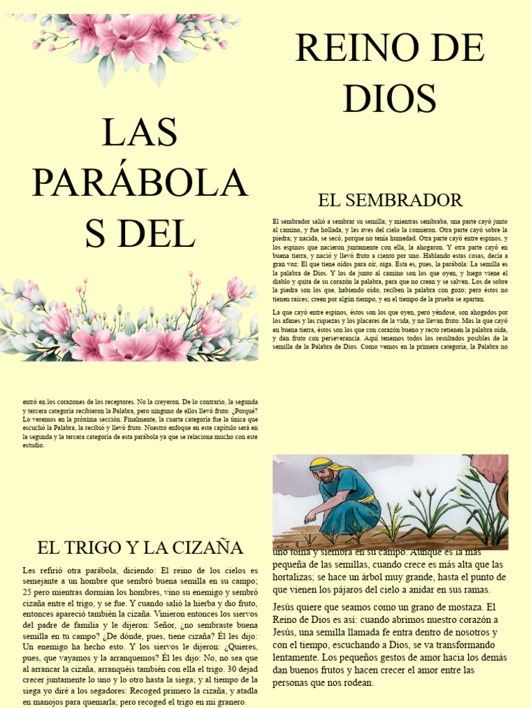 Las Parábolas Del Reino de Dios | PDF