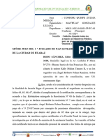 Solicita Remitir Copias Al Ministerio Público para Su Prosesamiento Por Omición A La Asistencia Familiar 2024-2222
