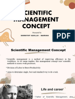 Scientific Management Concept