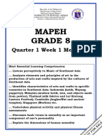 MAPEH 8 - Q1 - W1 - Mod1