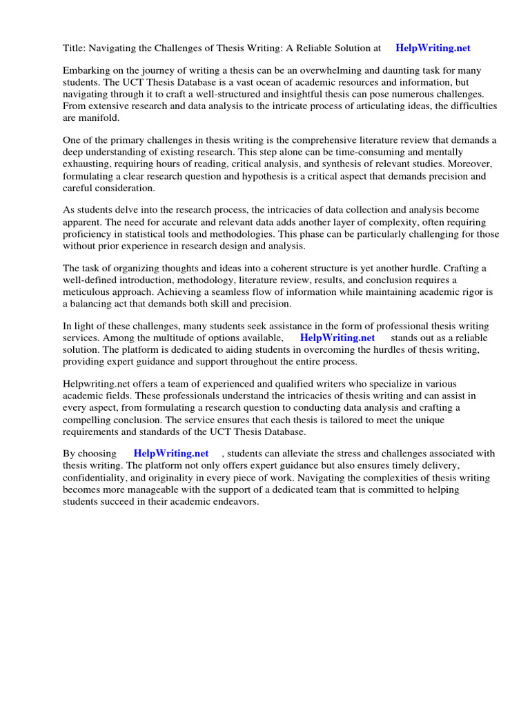 Uct Thesis Database Pdf Hedge Fund Investment Fund