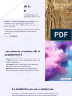 Antecedentes de La Administracion