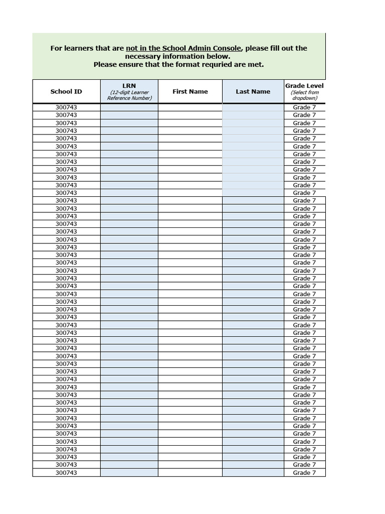 300743-Iba Nhs Request-To-transfer Grade 7 | PDF | Computing | Software