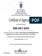 Certificate WRITER