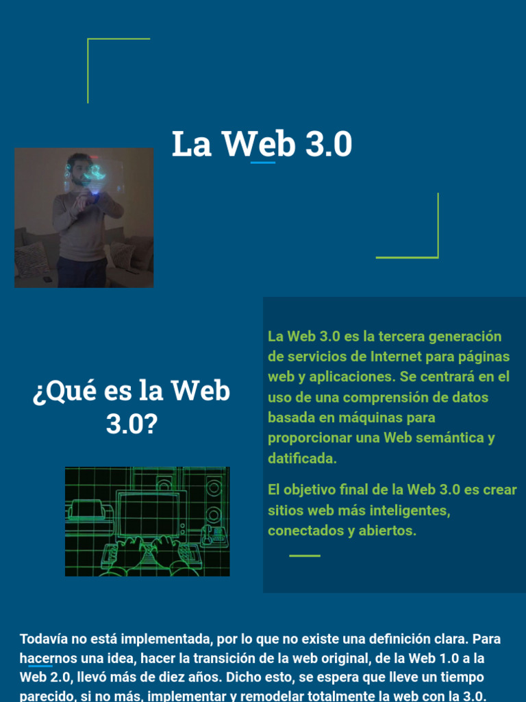 La Web 3.0 | Descargar gratis PDF | Red mundial | Internet y web