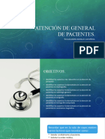 Atención de General de Pacientes