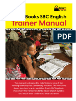 SBC English Trainer Manual