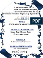 Producto 1 - Ética Biblica y Ministerial Hno Ivan Medina