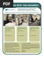 Hazard Spotting Exercise Guide | PDF | Safety