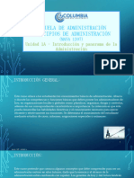 Unidad 1A Presentación Introducción y Panorama Administración (Revisada)