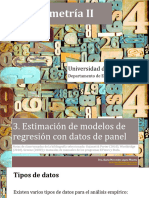 Econometría 2, Datos de Panel