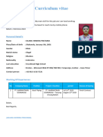 Curriculum Vitae - Gilang Hendra Pratama PDF