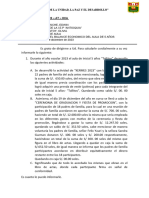 Informe Del Balance Economico 2023 Del Aula de 5 Años