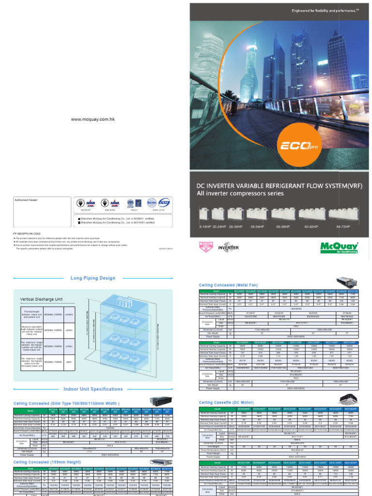 MDX 0123 Specifications Overview | PDF | Pressure | Liquids