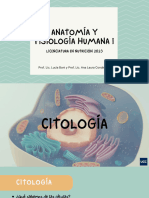 Clase 2 - Citologia + Histología (Primera Parte)