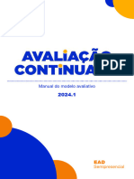Manual Da Avaliação Continuada EAD - Semipresencial - v2