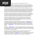 Example of A Dissertation Problem Statement | PDF | Thesis | Essays