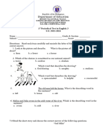 1ST Periodical Test ENGLISH G 3