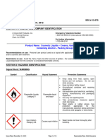 Safety Data Sheet: ISSUANCE DATE: December 31, 2012