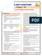 Question Chap 9-Ray Optics - Optical Instruments