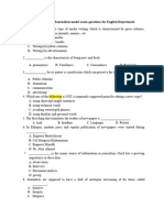 Introduction To Journalism Model Exam Questions For English Department7