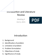 Introduction and Literature Review