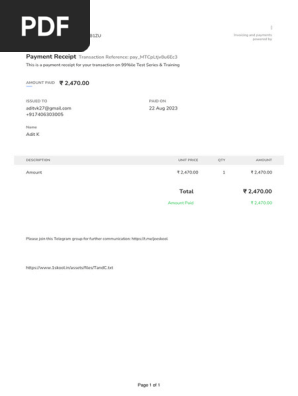 Receipt pay_MTCpLtjv8u6Ec3 from 1Skool (Paid)