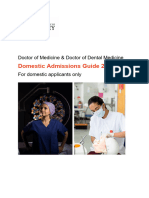 MD DMD Domestic Admissions Guide