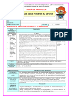 Adicional U1 Sesion Plan Lector Leemos Como Prevenir El Dengue