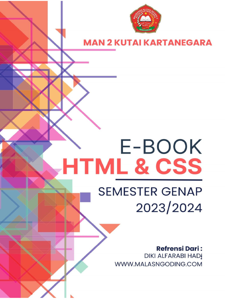 Ebook Belajar HTML & CSS Dasar | PDF