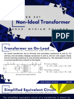 5 - Non-Ideal On-Load Transformer