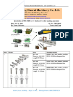 M6-M20 Bolt and Nut Making Machine - Huarui