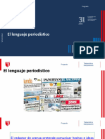 SESIÓN 13-El Lenguaje Periodístico-S13