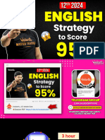 Class 12th ENGLISH Strategy To Score 95% - Class 12th English Boards Strategy