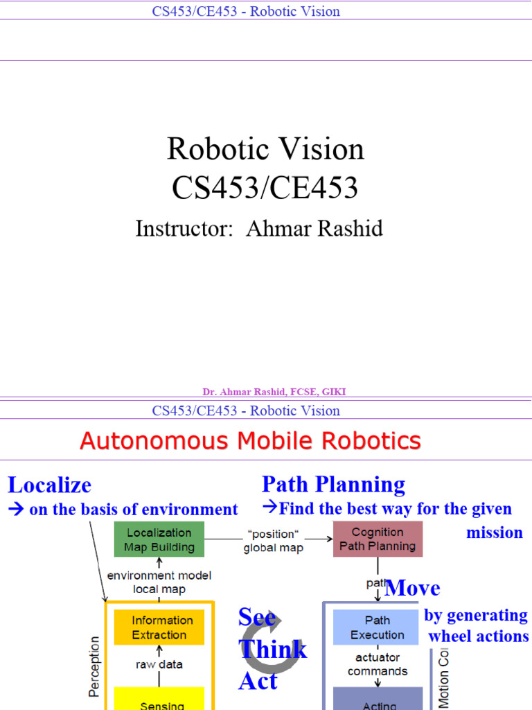 Vision Algorithms in Mobile Robotics | PDF | Gyroscope | Inertial ...